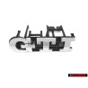 VW Originale GTI Fronte Logo Emblema Scritta Cromo - 1J6853679C FDY