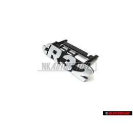 VW Originale R32 Fronte Logo Emblema Scritta Cromo - 1J6853679D PWV