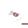 VW Originale V6 Posteriore Logo Emblema Scritta Cromo Rosso - 1J0853675AAGQF