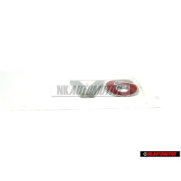 VW Originale V6 Posteriore Logo Emblema Scritta Cromo Rosso - 1J0853675AAGQF