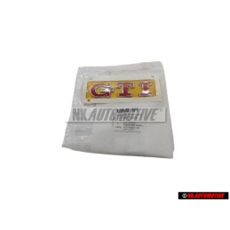 VW Originale GTI Posteriore Logo Emblema Scritta Rosso - 5G0853675ACJZQ