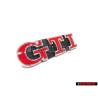 VW Originale GTI Fronte Logo Emblema Scritta Rosso - 5G0853679P WYR