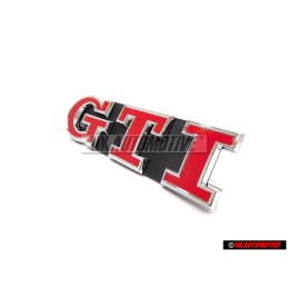 VW Originale GTI Fronte Logo Emblema Scritta Rosso - 5G0853679P WYR