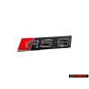 Audi Originale RS6 Fronte Logo Emblema Scritta Nero Cromo Rosso - 4B0853736B 2ZZ