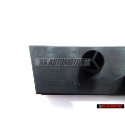 Audi Originale RS6 Fronte Logo Emblema Scritta Nero Cromo Rosso - 4B0853736B 2ZZ