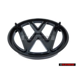 VW Originale Fronte Logo Emblema Simbolo Nero - 171853601 041