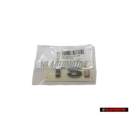 VW Originale TSI Posteriore Logo Emblema Scritta Cromo Rosso - 1K0853675AGGQF