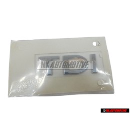 VW Originale TDI Posteriore Logo Emblema Scritta Cromo - 1K5853675B 739