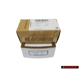 VW Originale GT Volante Placca Logo Emblema Simbolo Alluminio - 1K0419685Q 3Q7