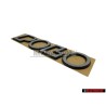 VW Originale POLO Posteriore Logo Emblema Scritta Cromo - 6N0853687E Z10