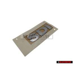 VW Originale SDI Posteriore Logo Emblema Scritta Cromo - 3B0853675G 739