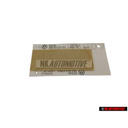 VW Originale SDI Posteriore Logo Emblema Scritta Cromo - 3B0853675G 739