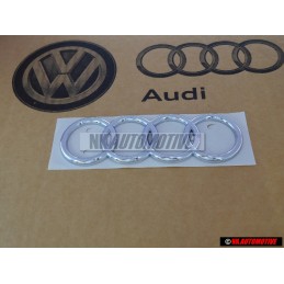 Audi Originale Anelli Posteriore Logo Emblema Simbolo Cromo - 443853742 2ZZ