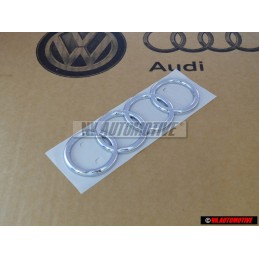 Audi Originale Anelli Posteriore Logo Emblema Simbolo Cromo - 443853742 2ZZ