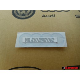 Audi Originale Anelli Posteriore Logo Emblema Simbolo Cromo - 443853742 2ZZ