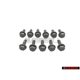 11x VW Originale Vite Testa Esag. 