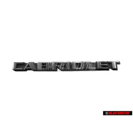 VW Originale CABRIOLET Posteriore Logo Emblema Scritta - 155853687B GX2