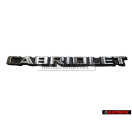 VW Originale CABRIOLET Posteriore Logo Emblema Scritta - 155853687B GX2