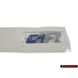 VW Originale R LINE Lato Logo Emblema Simbolo Cromo Blu - 5N0853688 HCE