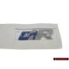 VW Originale R LINE Lato Logo Emblema Simbolo Cromo Blu - 5N0853688 HCE