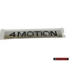 VW Originale 4MOTION Posteriore Logo Emblema Scritta Cromo - 3C0853675D FXC