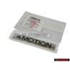 VW Originale 4MOTION Posteriore Logo Emblema Scritta Cromo - 3C0853675D FXC