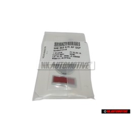 VW Originale TDI Posteriore Logo Emblema Scritta Cromo Rosso - 5K0853675APGQF