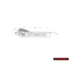 VW Originale PASSAT Posteriore Logo Emblema Scritta Cromo - 3C0853687A 739