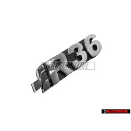 VW Originale R36 Fronte Logo Emblema Scritta Cromo - 3C0853679 PWV