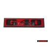 VW Originale G40 Fronte Logo Emblema Scritta Rosso - 871853679C