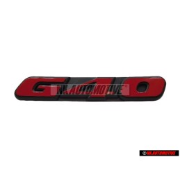 VW Originale G40 Fronte Logo Emblema Scritta Rosso - 871853679D QN5