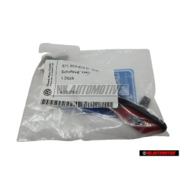VW Originale G40 Fronte Logo Emblema Scritta Rosso - 871853679D QN5