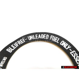 VW Originale Targ. Id. 'Senza Piomb/' *Unleaded Fuel Only - 155010024P
