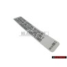 VW Originale Targh.Id. 'Super Senza P. Premium Unleaded Fuel Only - 034010006C