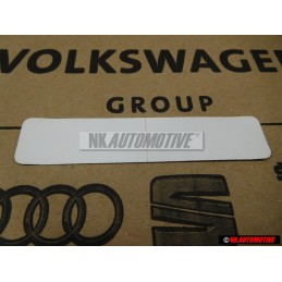 VW Originale Targhetta Identificativa S.Za Piombo Unlead.Sansplomb - 037010057R
