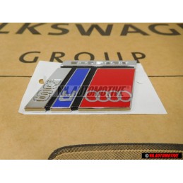 Audi Originale RS2 Posteriore Logo Emblema Scritta Cromo Rosso - 8A0853735A 2ZZ