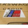 Audi Originale RS2 Posteriore Logo Emblema Scritta Cromo Rosso - 8A0853735A 2ZZ
