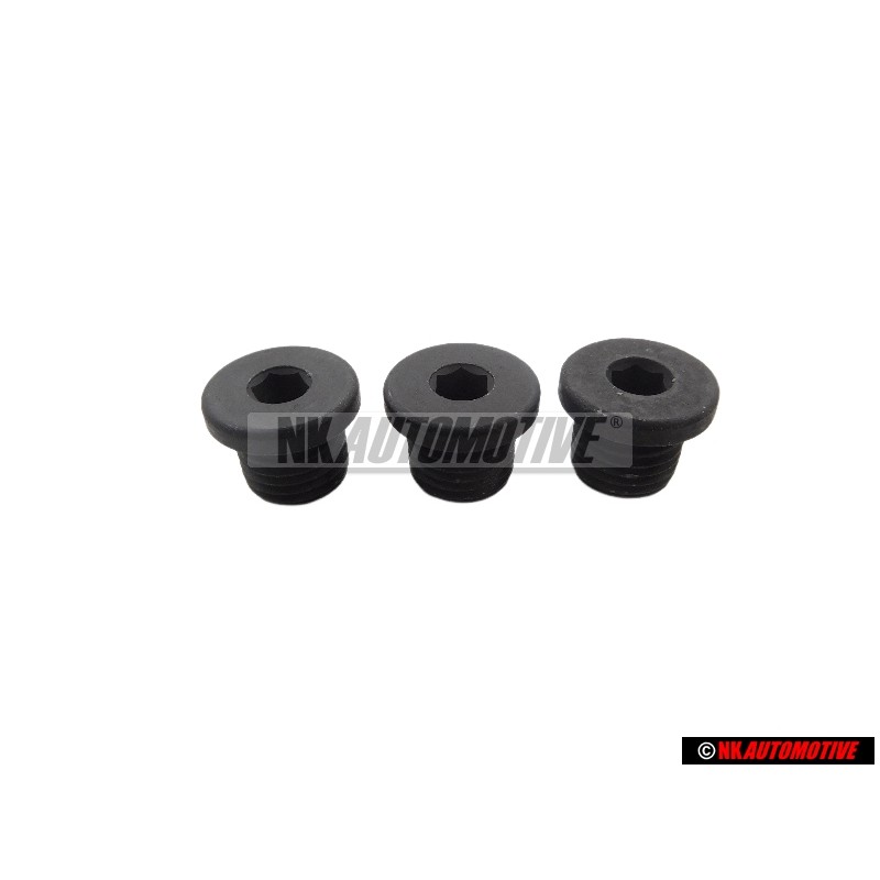 3x VW Originale Portagetto Tappo - N 0160275