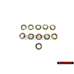 11x VW Originale Rondella Elastica - N 0122265