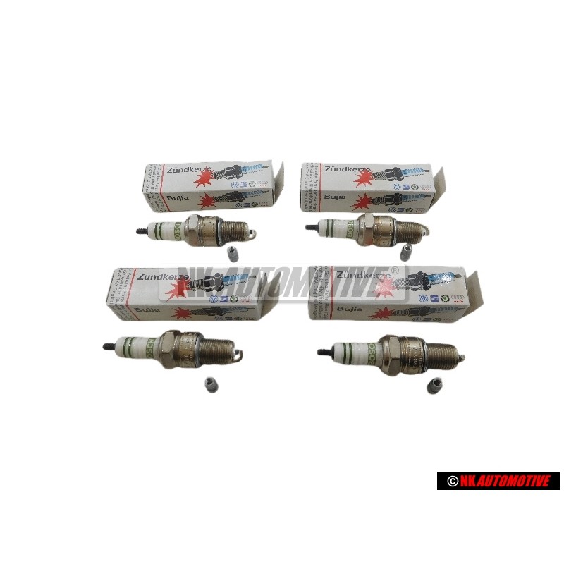 4x VW Originale Candela Di Accensione - N 01781139