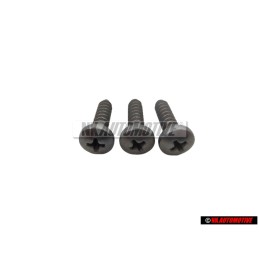3x VW Originale Vite Lenticolare Lamiera - N 0139755