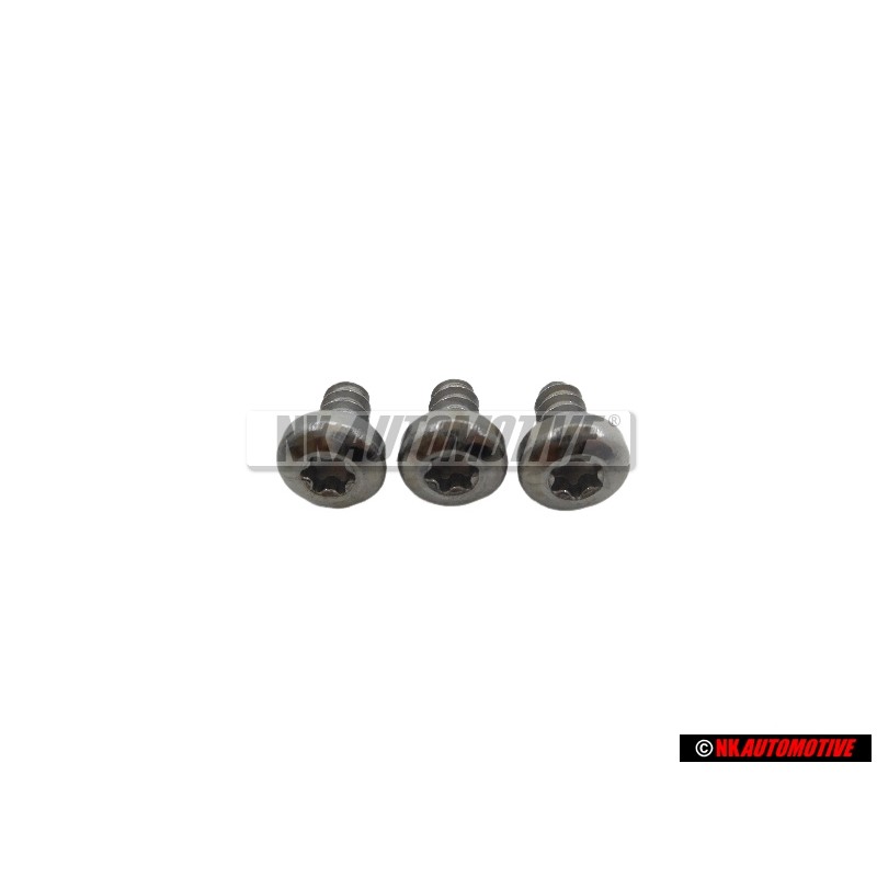 3x VW Originale Vite Lenticolare Lamiera - N 0139705