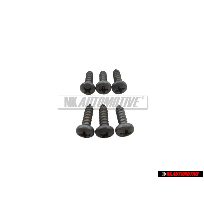 6x VW Originale Vite Lenticolare Lamiera - N 0139612