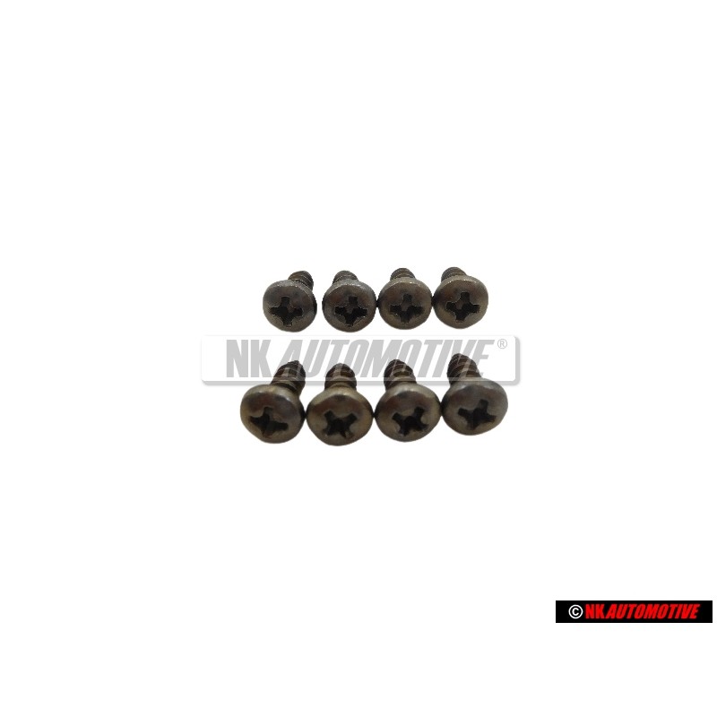 8x VW Originale Vite Lenticolare Lamiera - N 0139605