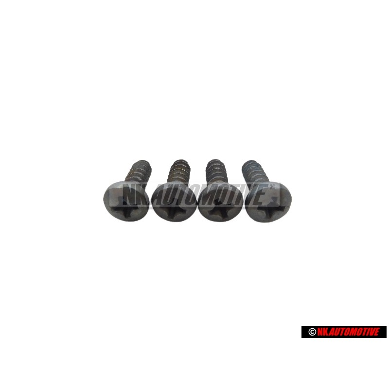 4x VW Originale Vite Lenticolare Lamiera - N 0139612