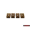 4x VW Originale Dado A Scatto - N 0154431