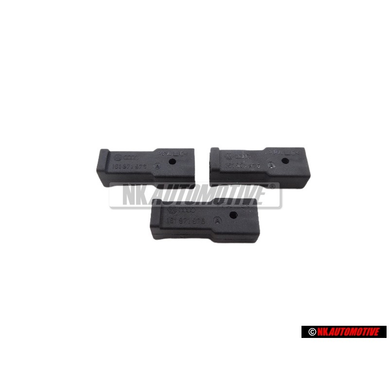 3x VW Originale Scatola Spine Piatte - 161971976A