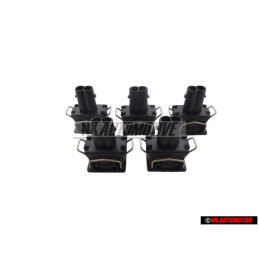 5x VW Originale Scatola Contatti Piatti Con Guarnizione - 037906240