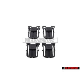 4x VW Originale Portacontatti Piatto Con Bloccaggio Contatti - 1J0972702