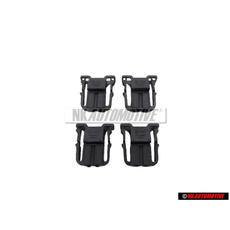 4x VW Originale Portacontatti Piatto Con Bloccaggio Contatti - 1J0972702